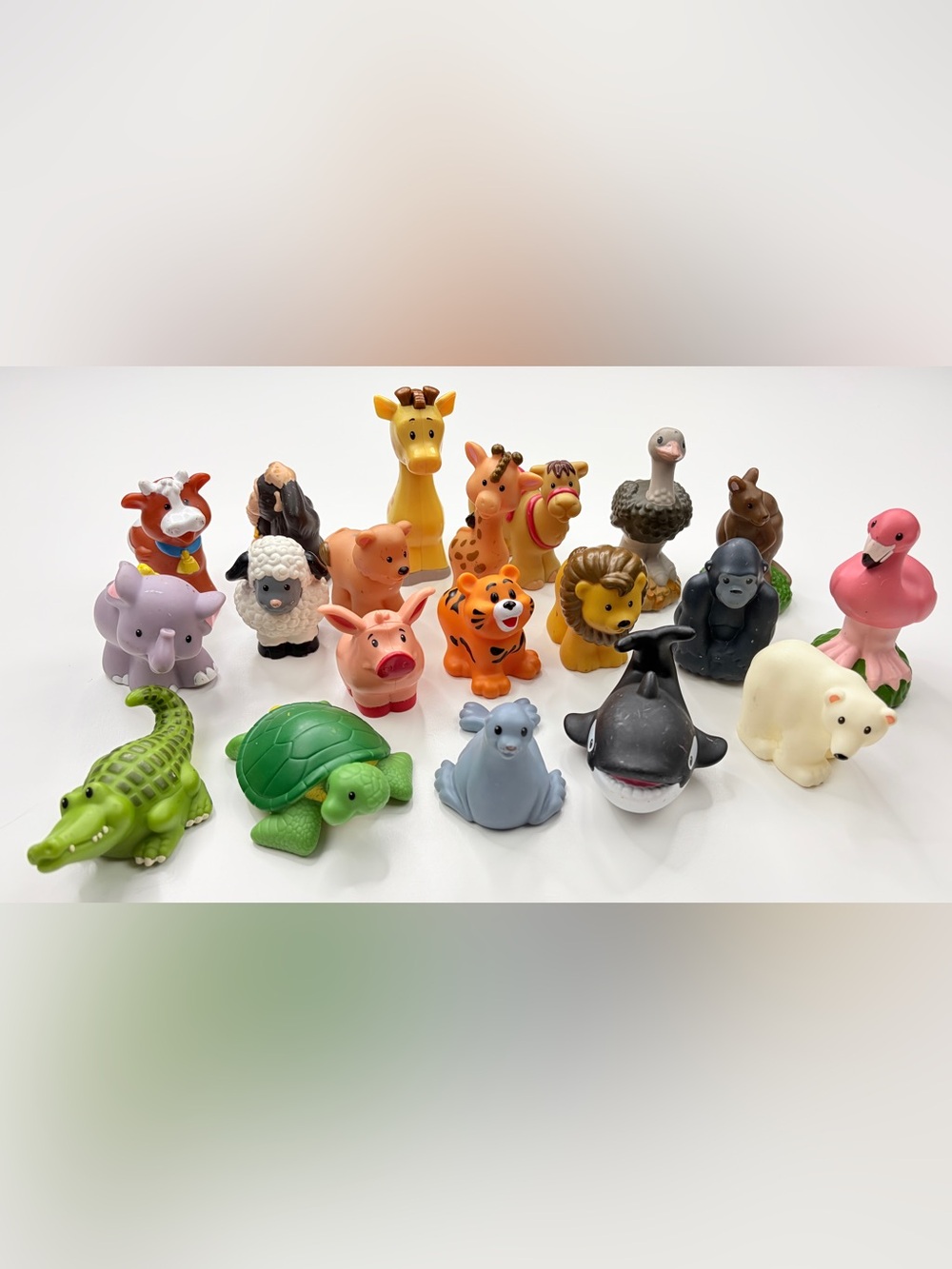Fisher Price Little People Animals Huge Lot of 20 Good Play Condition